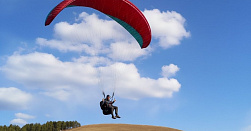 Полёт с инструктором на мотопараплане 