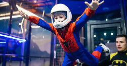 Полёт в аэротрубе 